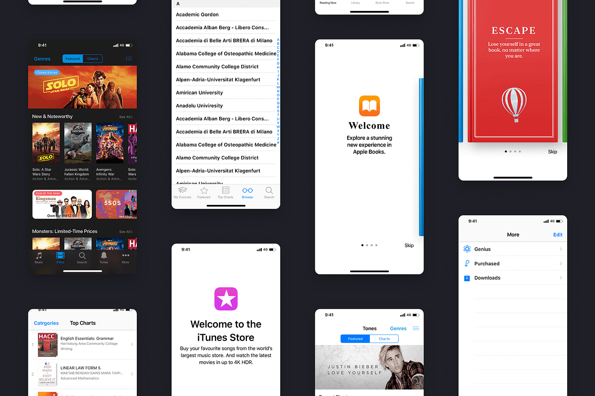 iOS12 GUI KIT, an UI Kit Template by Ui Markets (Photo 14 of 20)