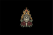 Skull Knight Design, an Illustration by nomlimo.com (Thumbnail 1 of 3)