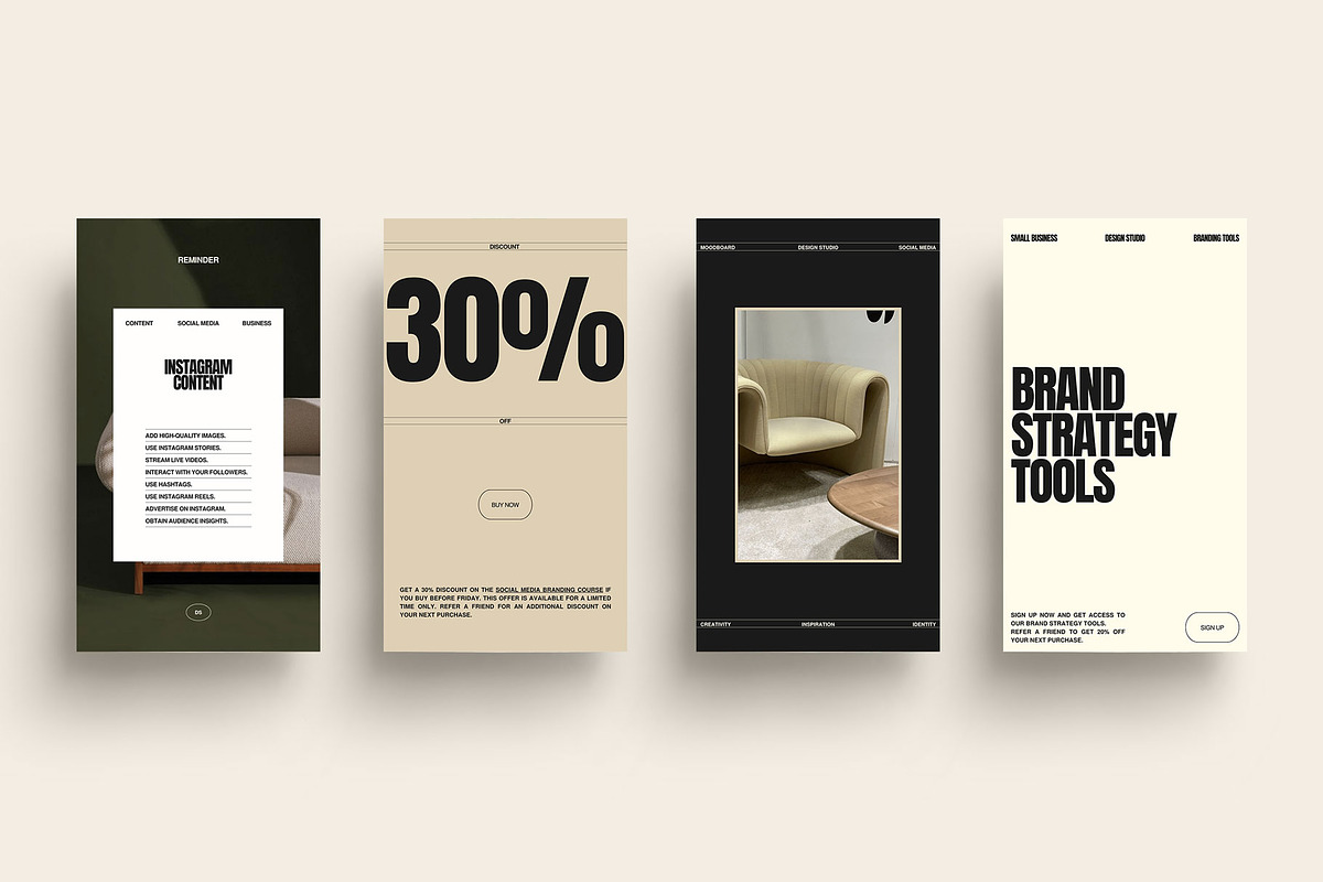 Social Media Branding Coach Stories, a Social Media Template by Moscovita Studio (Photo 36 of 50)