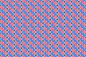Retro Zigzag Geometric Pattern, a Pattern Graphic by Mightyfire