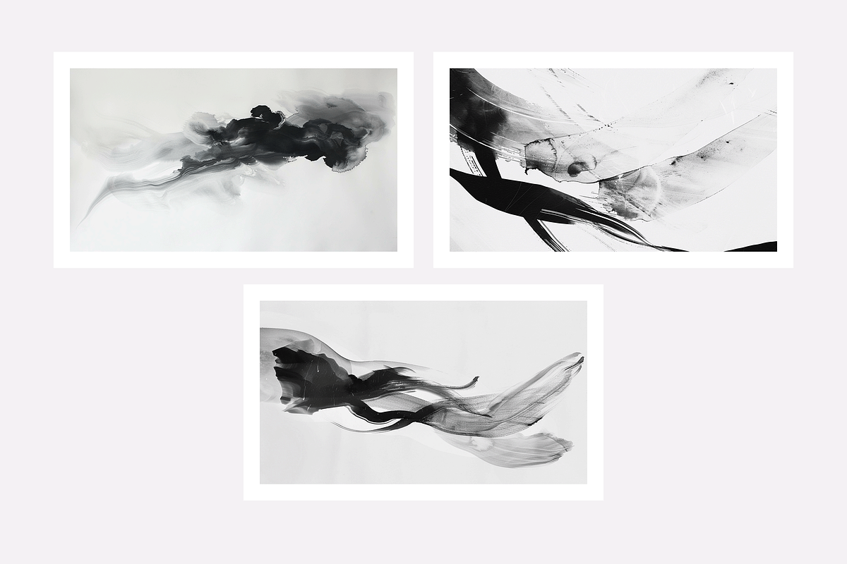 Kesi Co. B&W Ink Wash Art, a Texture Illustration by milatovar (Photo 5 of 20)