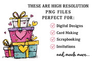 Watercolor Valentine Clipart, an Illustration by OK Design (Thumbnail 4 of 6)