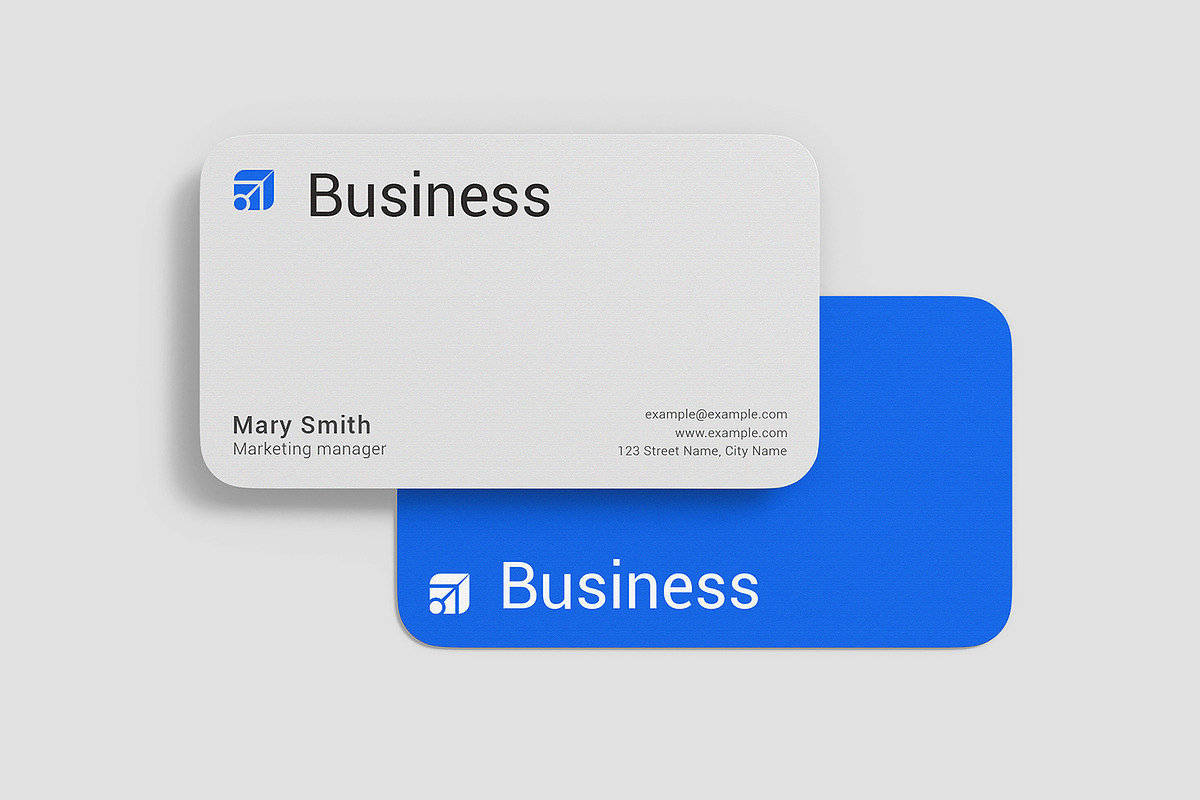 Realistic Business Card Mockup, an Advertising Mockup by graphypix (Photo 1 of 4)