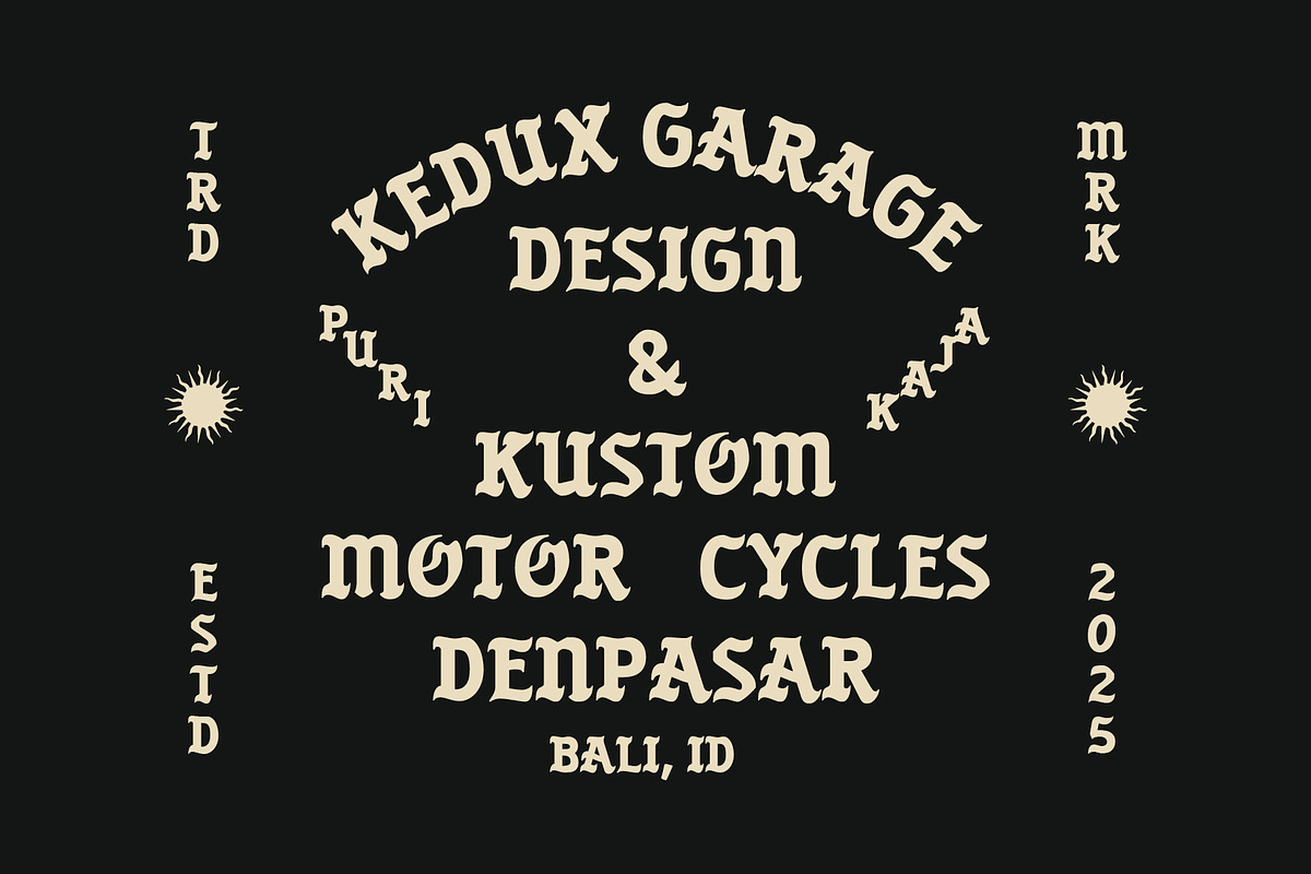 SFC Black Krown, a Blackletter Font by Skilline Supply Co. (Photo 5 of 6)