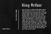 Arthur Black: Modern Black Letter, a Blackletter Font by Synk Designs  (Thumbnail 4 of 7)