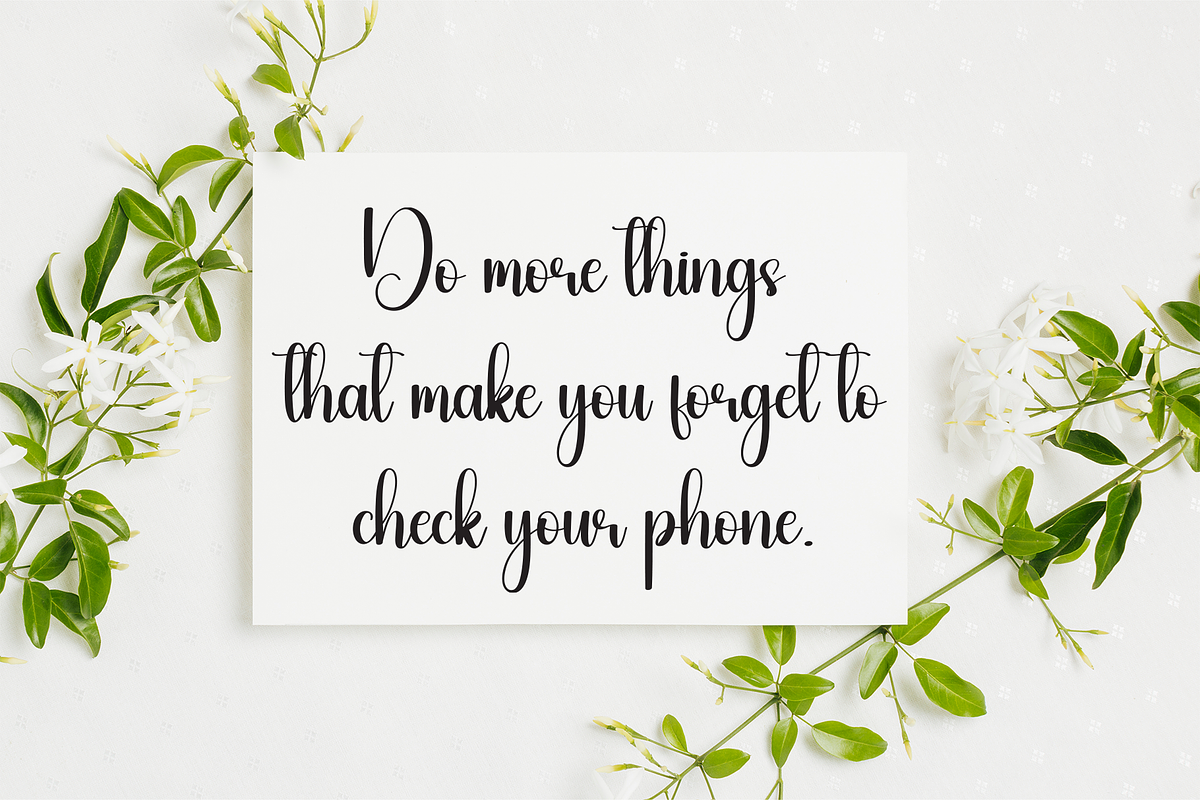 Staycation | Script Font, a Handwritten Font by Scratchones (Photo 4 of 8)