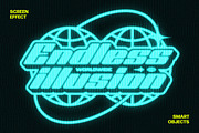 CRT Screen Text & Logo Effect, a Layer Style Add-On by Design Squad (Thumbnail 1 of 4)
