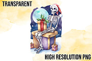 Funny Christmas Skeleton, an Illustration by Wow Magic (Thumbnail 4 of 5)