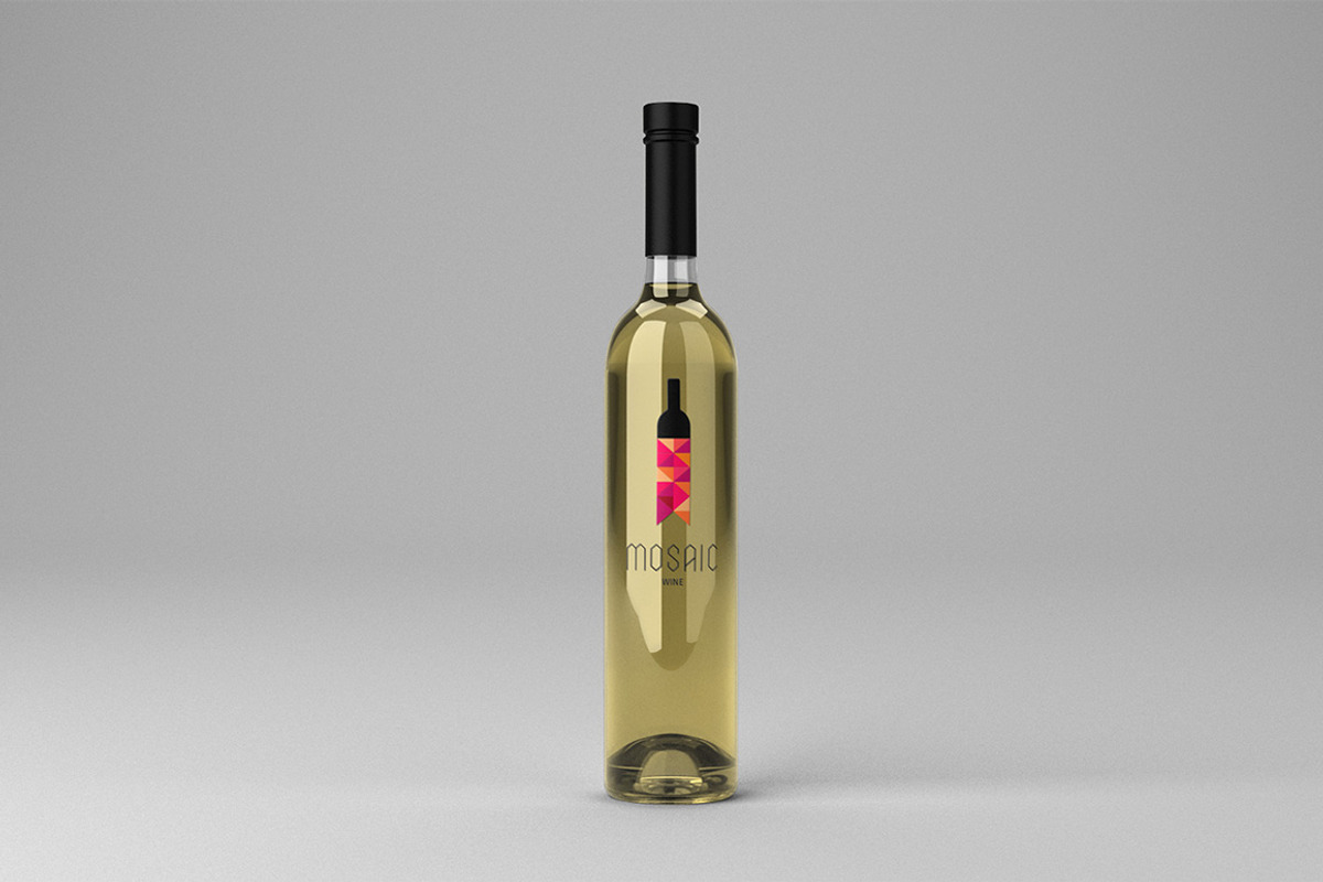 Mosaic Wine Logo, a Branding & Logo Template by blooon (Photo 4 of 5)