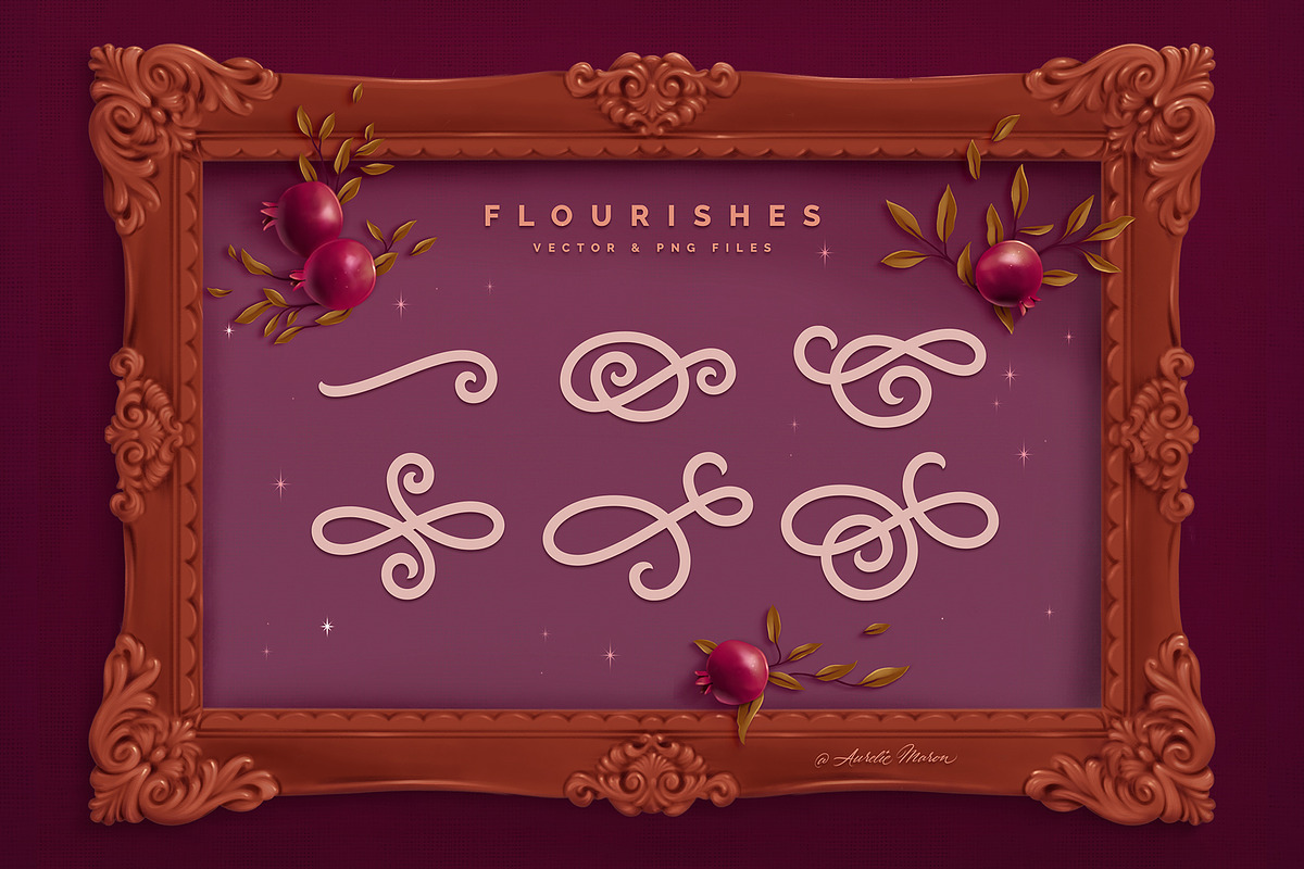 Parfums Perdus Romantic Font Duo, a Font by Aurelie Maron (Photo 6 of 12)
