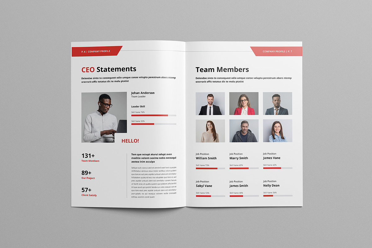 Company Profile | Canva & Word preview 4