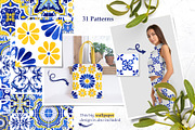 Portuguese Azulejos Tiles & Patterns, a Pattern Graphic by ilonitta (Thumbnail 6 of 17)