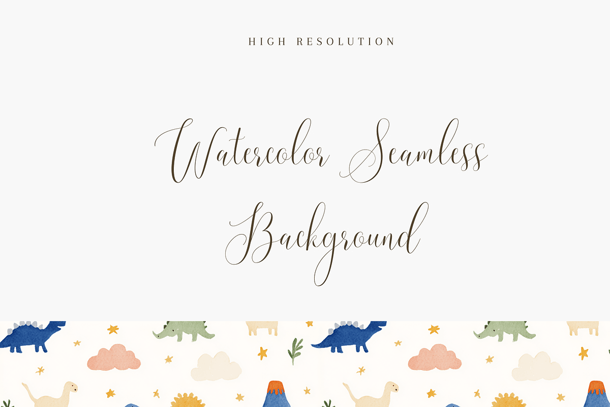 Cute Pastel Dinosaur Seamless Patter, a Pattern Graphic by Pati Charm Studio (Photo 3 of 8)
