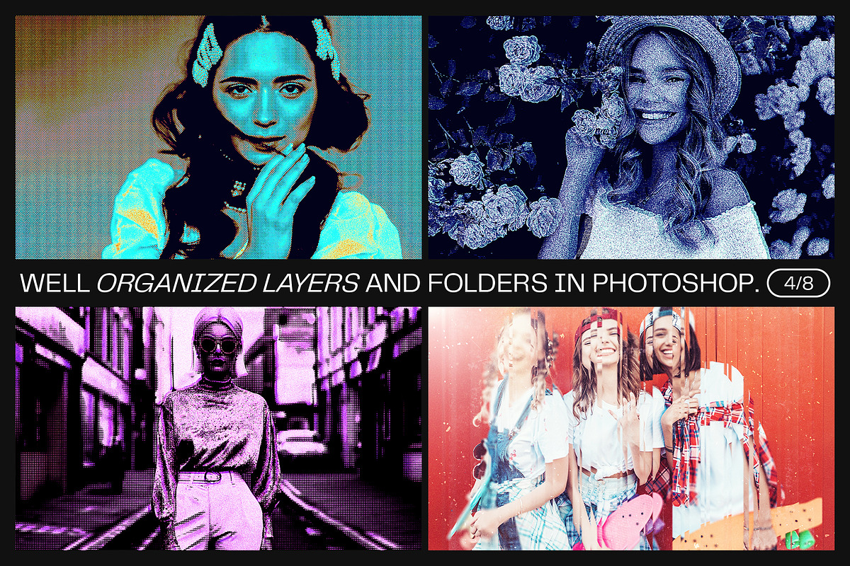 12 Photo Effect Templates, a Layer Style Add-On by iDoodle Studio (Photo 4 of 6)
