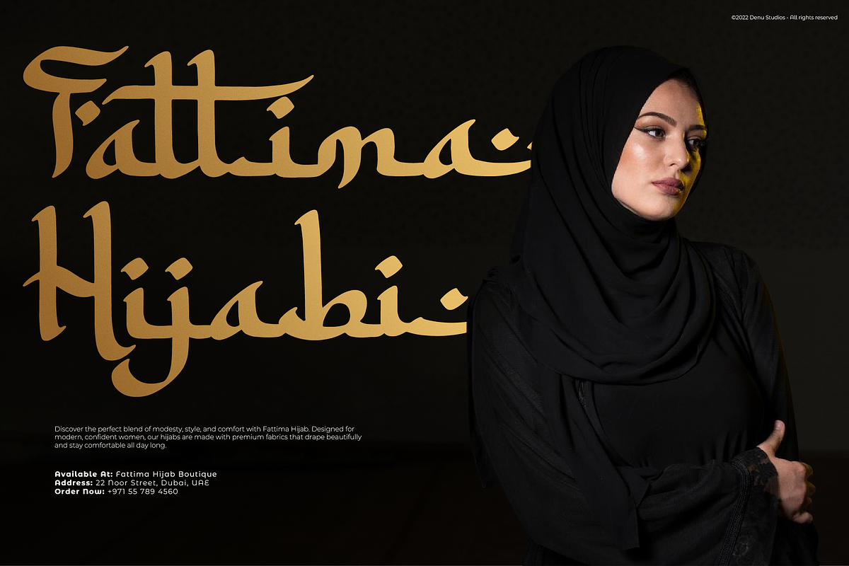 Asttahiam | Islamic Style Font, a Script Font by Denustudios (Photo 5 of 12)