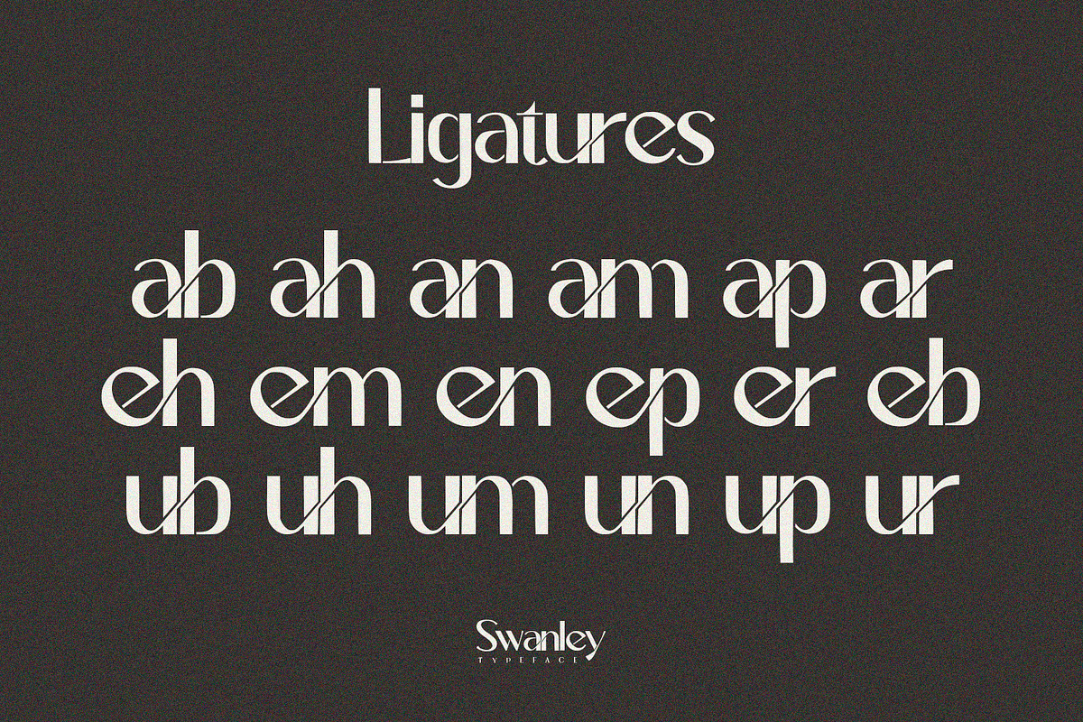 Swanley - Sans Serif Font, a Sans Serif Font by Alpaprana (Photo 3 of 12)