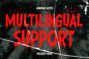Soulcore Horror Display Font, a Font by Arterfak Project (Thumbnail 11 of 12)