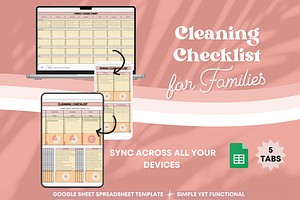 Cleaning Checklist For Families