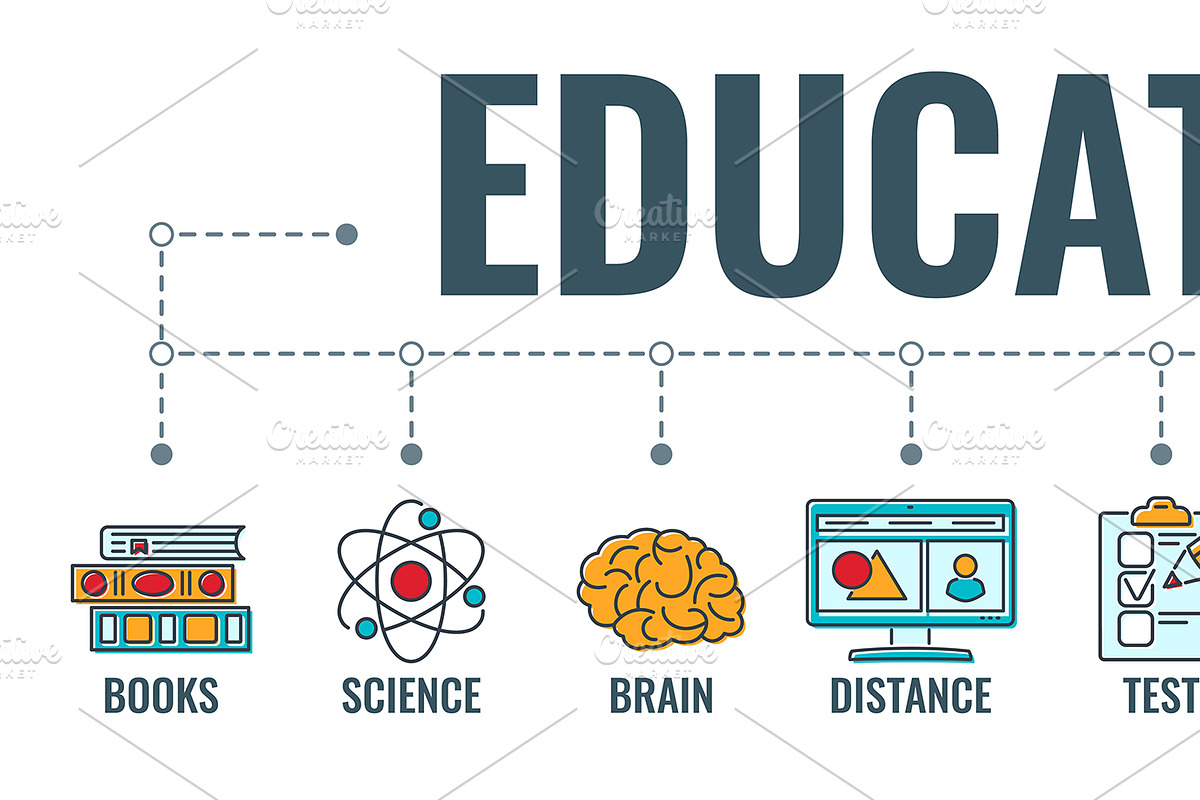 Education and Learning Banners, an Education Illustration by TAlex (Photo 4 of 6)