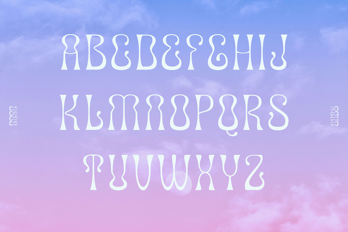 Canobis - Psychedelic Typeface, a Font by Craft Supply Co. (Photo 5 of 8)