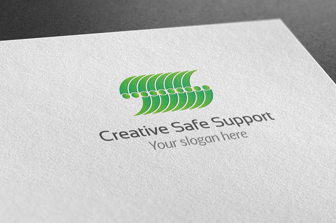 Creative Safe Support Logo, a Branding & Logo Template by BdThemes
