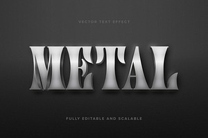 Dusty Metal Vector Text Effect