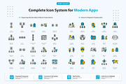 Organizational Structure Icons, an Outline Icon by vexper (Thumbnail 4 of 7)