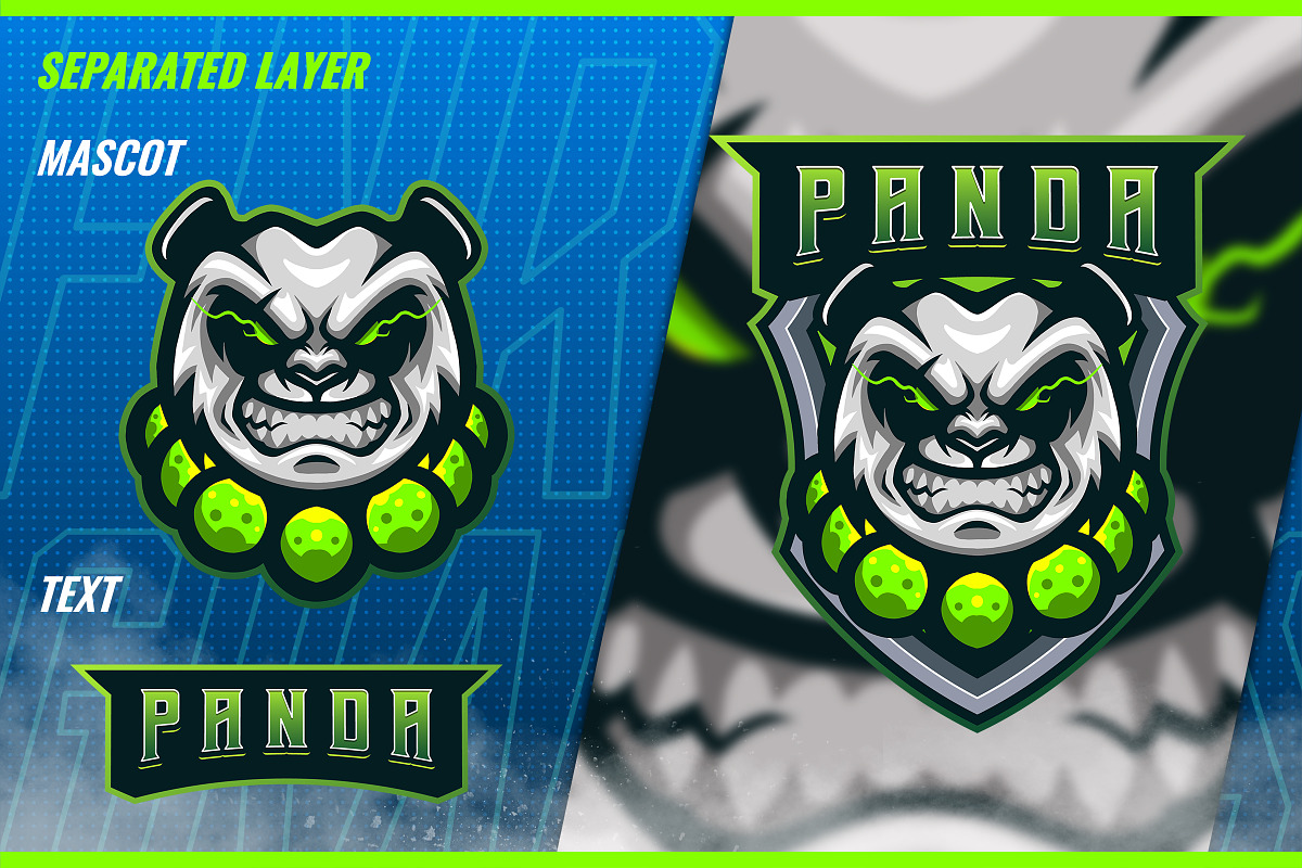 Panda Monk - Mascot & Esport Logo, a Branding & Logo Template by FNR Graphics (Photo 3 of 5)