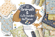Forest and Garden Seamless Patterns, a Pattern Graphic by DrawStudio1988 (Thumbnail 1 of 11)