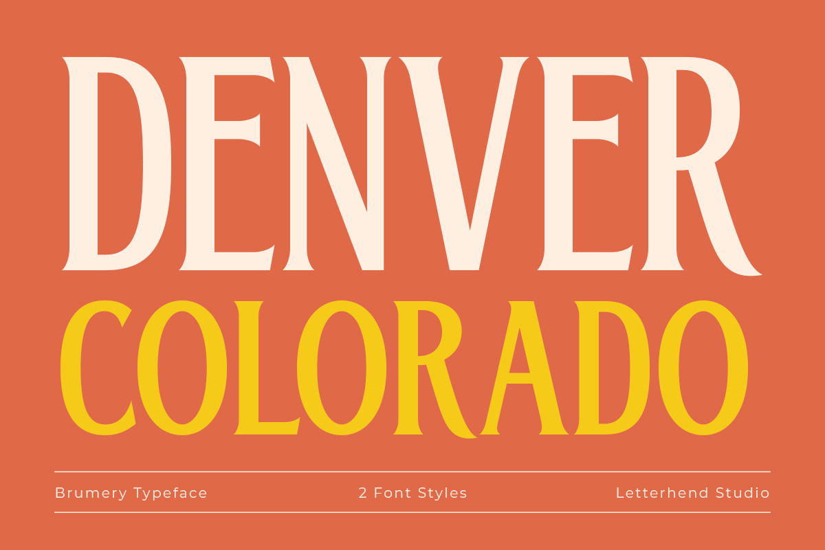 Brumery Condensed, a Font by Letterhend Studio (Photo 5 of 9)