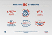 Badfest 50 Badge/Logo Templates, a Branding & Logo Template by Megflags (Thumbnail 2 of 10)
