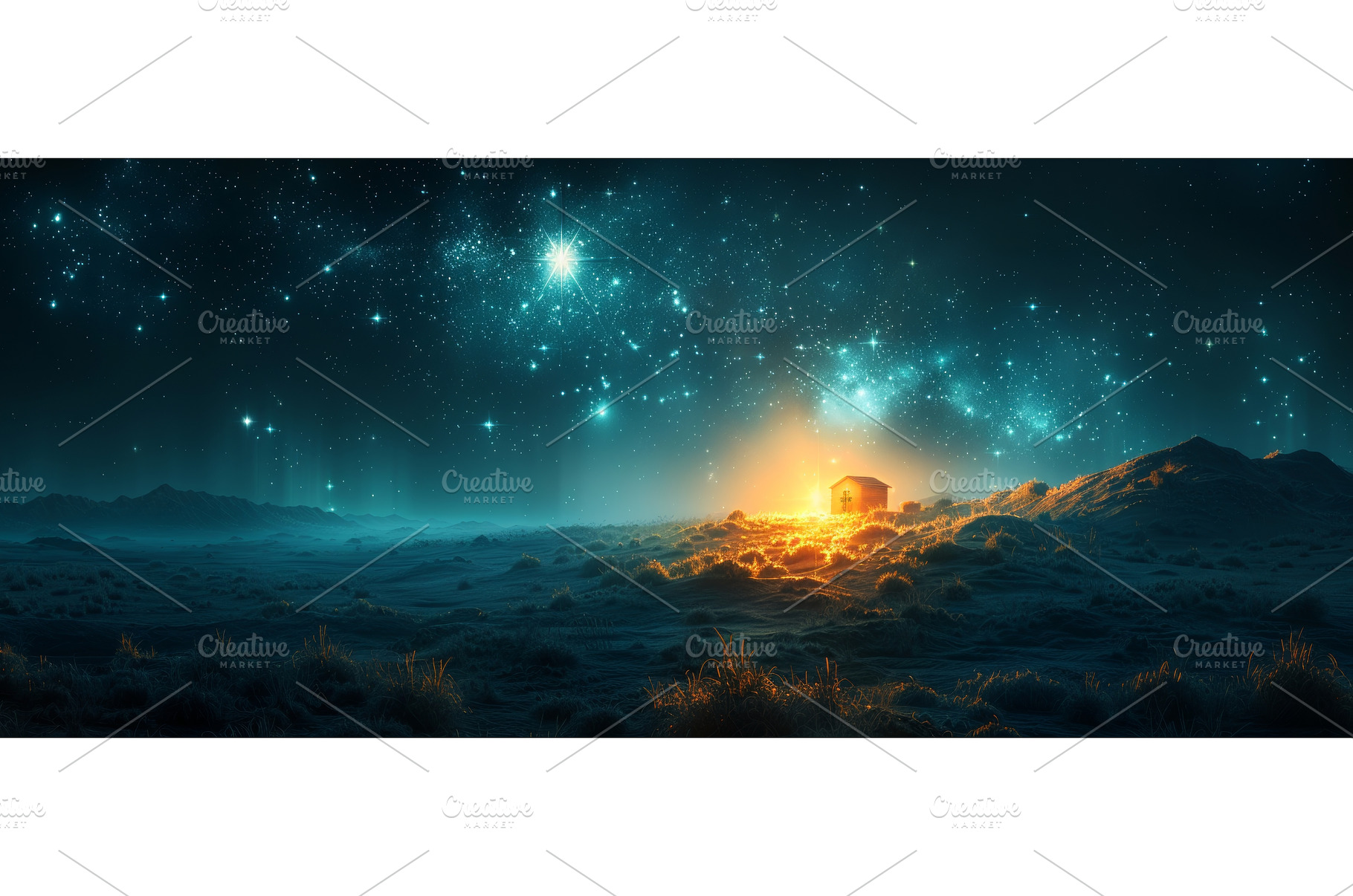 Comet Star and Stable Scene With The, a Nature Photo by ZinetroN