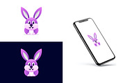 Modern Gradient Cute Rabbit Logo, a Branding & Logo Template by Artnivora.Std (Thumbnail 3 of 4)