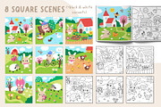 Easter village clipart and designs, a Seasonal Illustration by Lexi Claus (Thumbnail 3 of 8)