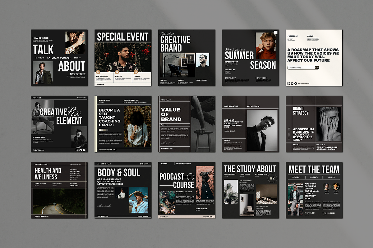 Versatile Instagram Kit, a Social Media Template by Analogi Studio (Photo 3 of 7)
