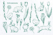 Easter patterns and elements, a Pattern Graphic by Robusta (Thumbnail 2 of 9)