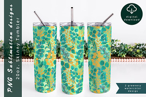 Eucalyptus tumbler sublimation