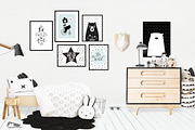 Kids Room Wall/Frame Mock Up 27, a Print Template by Whimsicality (Thumbnail 4 of 6)