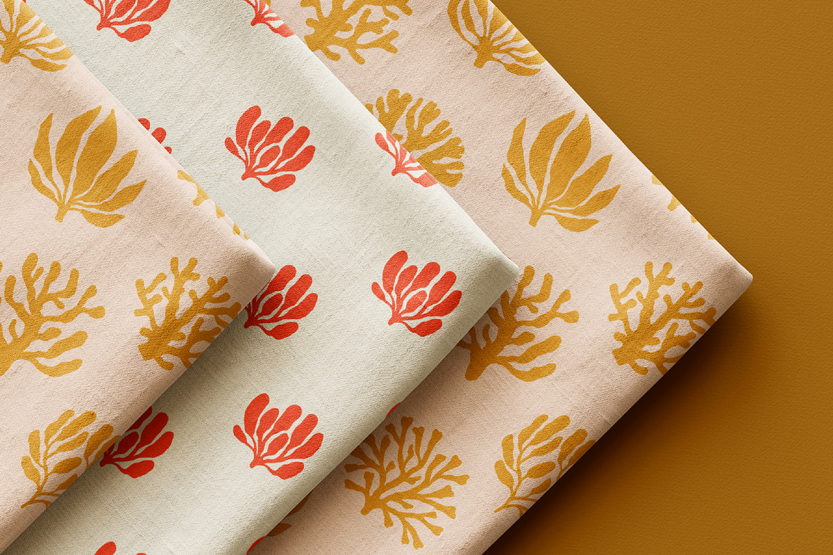 Corals, seaweed seamless patterns, a Pattern Graphic by Good Studio (Photo 6 of 9)