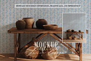Wallpaper Mockup Ethnic Decor, a Household Mockup by LAMIA DESIGN (Thumbnail 5 of 14)