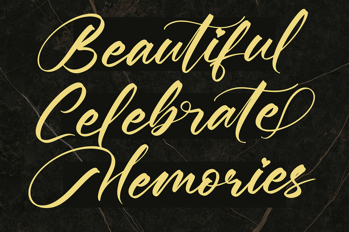 Boytang Keghora Calligraphy Font, a Script Font by Letterena Studios Script (Photo 13 of 20)