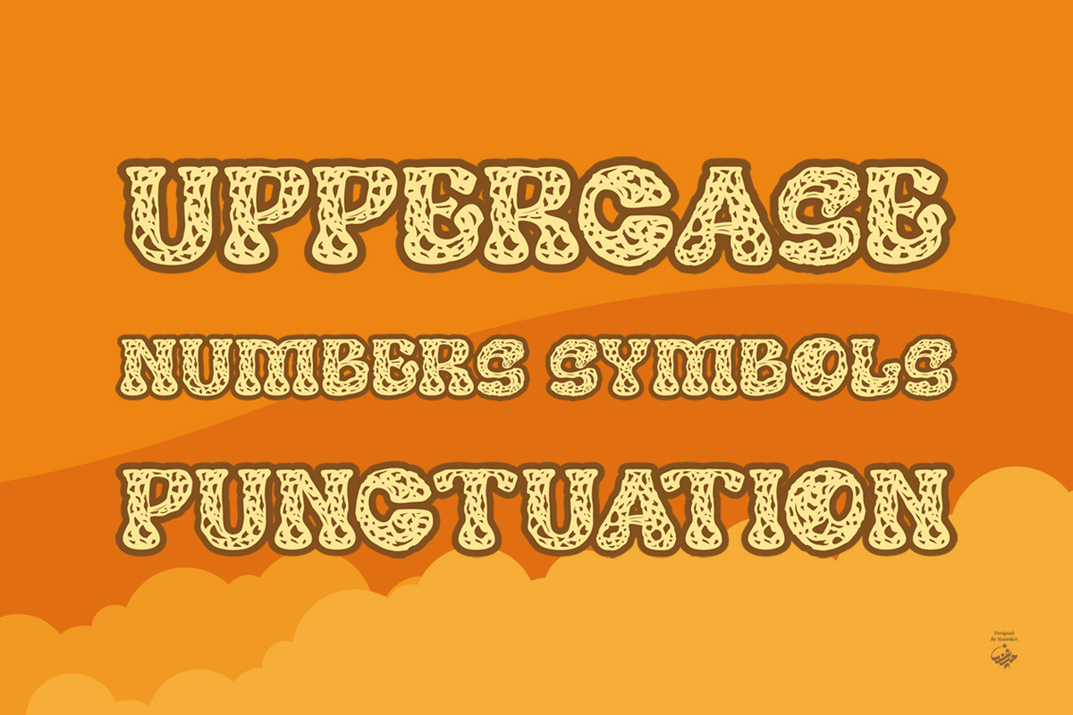 Holedis - Modern Display Layer Font, a Handwritten Font by haniefart (Photo 4 of 10)