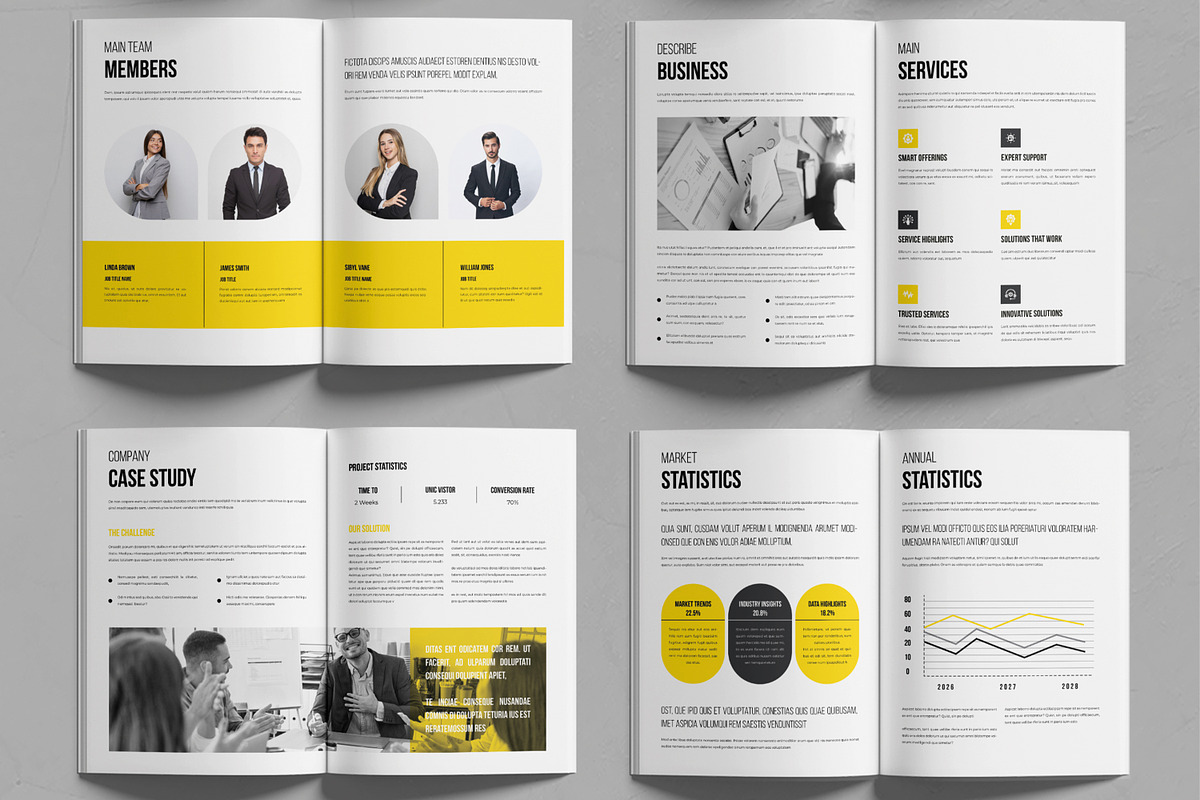 Creative Corporate Company Brochure preview 3