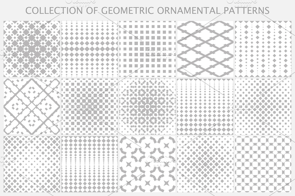 Gray halftone seamless backgrounds, a Pattern Graphic by ExpressShop (Photo 1 of 5)