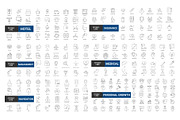 Ultimate bundle Icon set – 2,000+, an Outline Icon by Icons (Thumbnail 8 of 9)