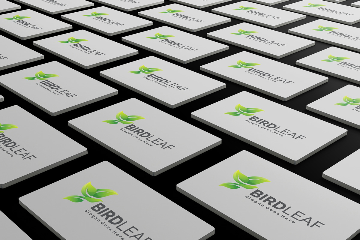 Modern Gradient BirdLeaf Logo Design, a Branding & Logo Template by Artnivora.Std (Photo 5 of 5)