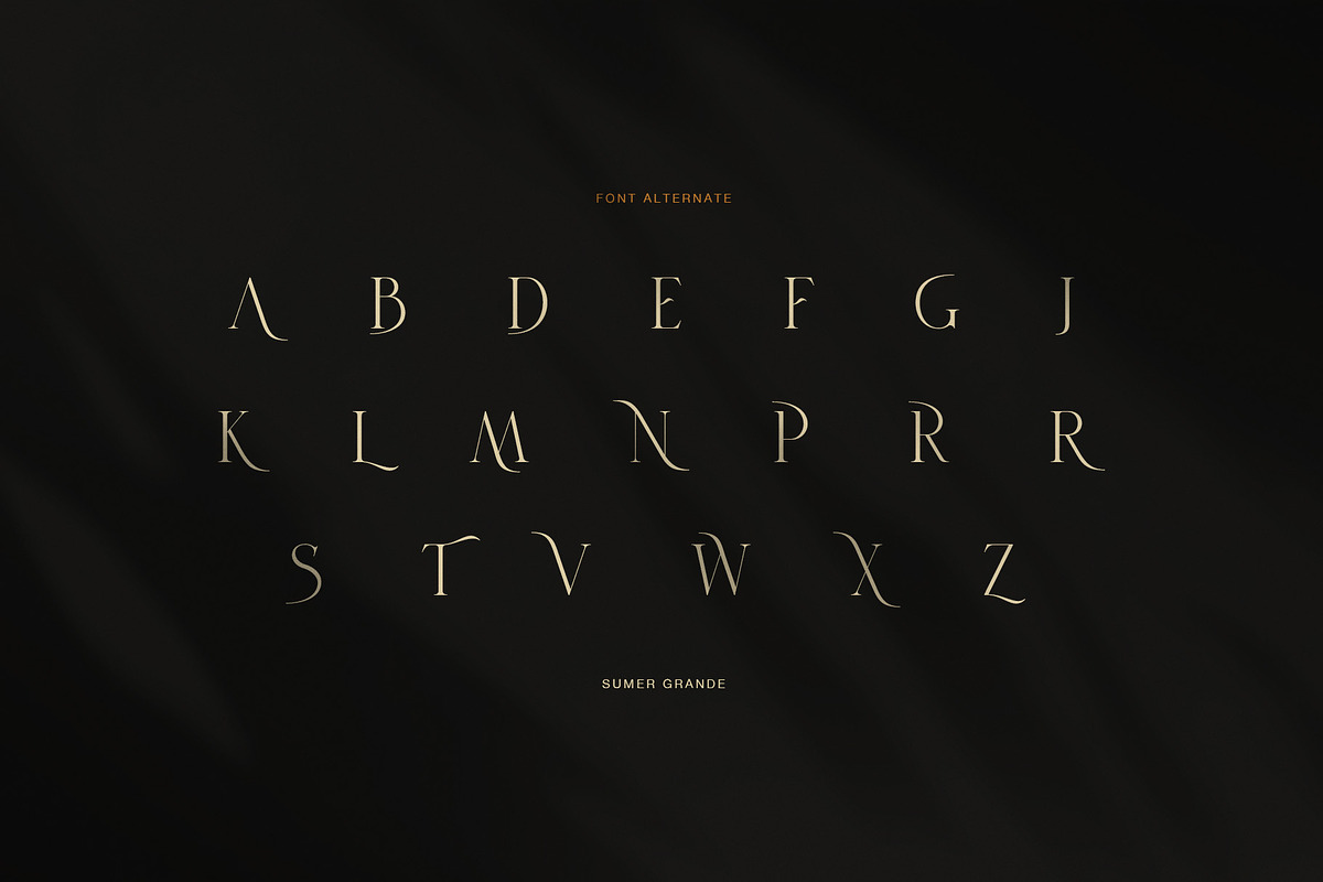 Sumer Grande Elegant Serif Font, a Serif Font by Perfectype (Photo 8 of 8)