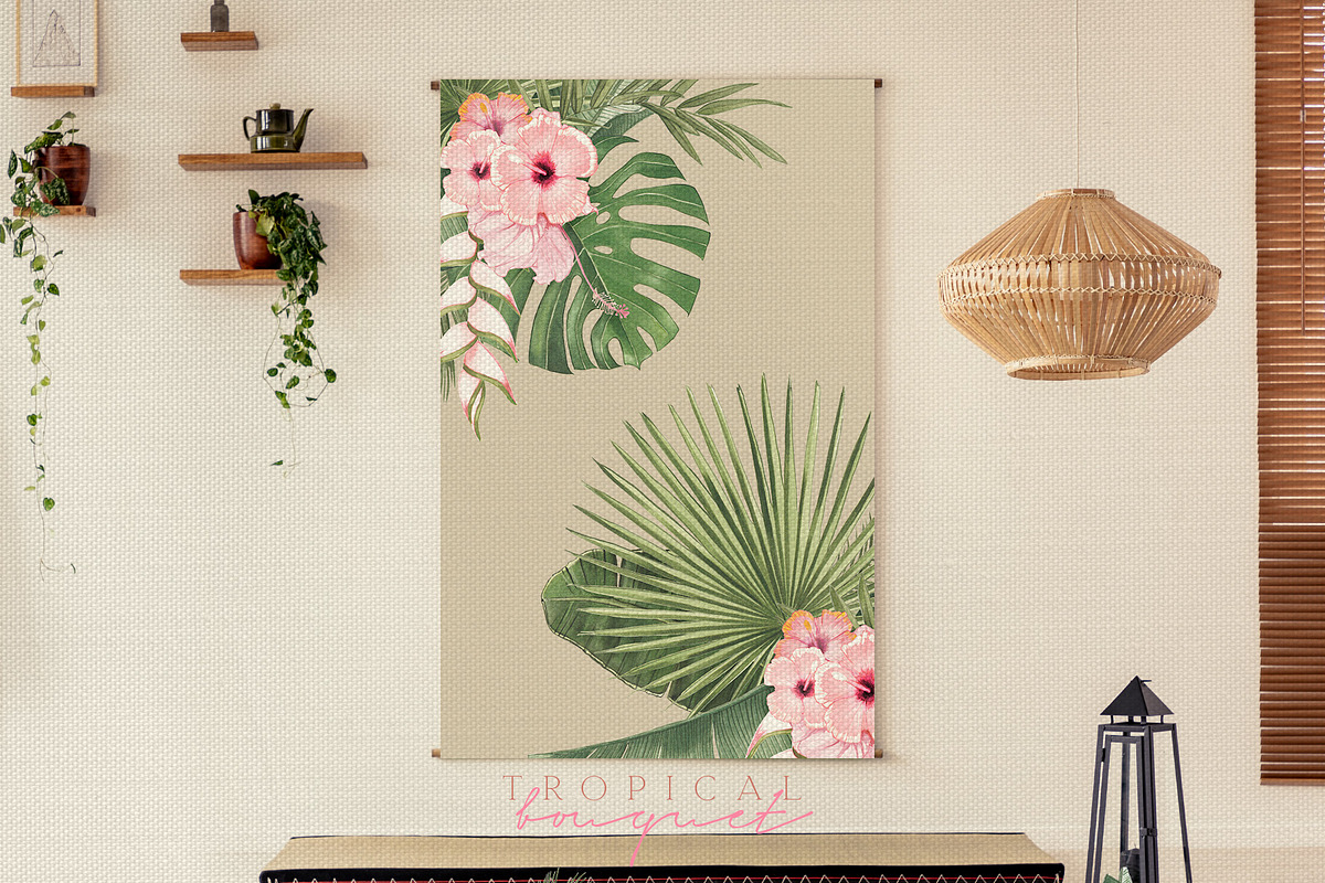 Tropical Vintage jungle palm leaves, a Texture Illustration by January Bloom (Photo 2 of 11)