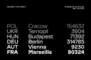 Heveria - Modern Sans Serif Family, a Sans Serif Font by Piotr Łapa (Thumbnail 10 of 12)