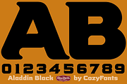 Aladdin Black, a Font by CozyFonts Foundry (Thumbnail 2 of 6)